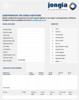 Jongia Questionnaire Agitator